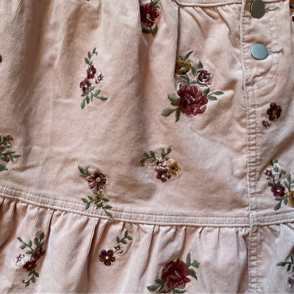 Free People Blush Pink Floral Tiered Maxi Skirt - Picture 7 of 16